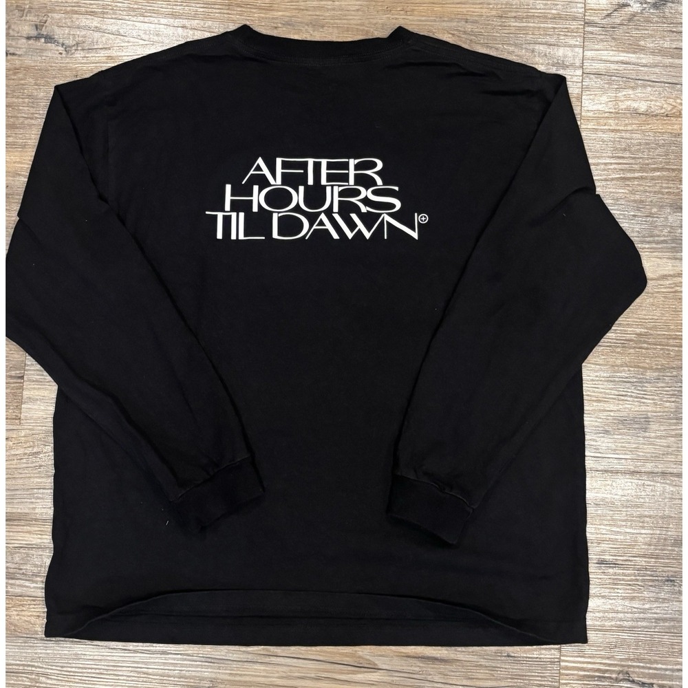 The Weeknd After Hours Til Dawn Official Tour long sleeve black T-shirt Slim L‎
